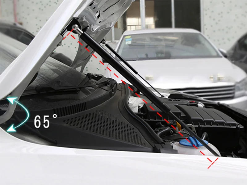 Фото Для Seat Toledo Характеристическая вязкость полимера KG3 2012-2018 передняя крышка капота двигателя поддержка гидравлический стержень, пружинный упор шок баров кронштейн авто-Стайлинг №4