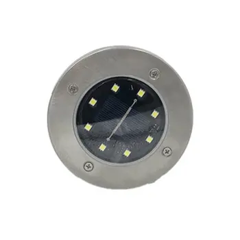 

Solar Underground Light 4W Stainless Steel Outdoors Ground Grass Light Solar Garden Disk Waterproof Light