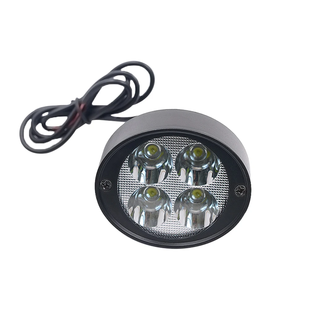 12 V-80 V Супер легкий Водонепроницаемый мотоцикл светодиодный фар локомотивный прожектор фара вспомогательная лампа Зеркало заднего вида свет