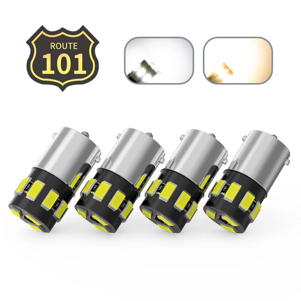 Route101 4X 1156 LED 12V Light Bulb for RV Camper Interior Dome Ceiling Reading Exterior Porch Utility BA15S 1003 93 1141 Lamps 2 pack 12v led rv ceiling dome light rv interior lighting for trailer caravan car camper accessories