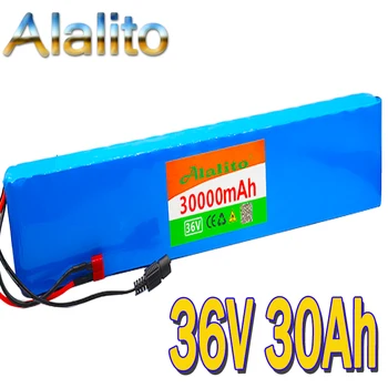 

high power New 36V battery 10S4P 30Ah 36v 18650 battery pack 500W 42V 30000mAh for Ebike electric bicycle with BMS