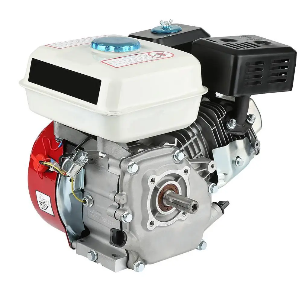 Petrol Engine Air Cooled 4 stroke engine 6.5HP Pull Start 168F OHV Single Cylinder Replacement Petrol Engine