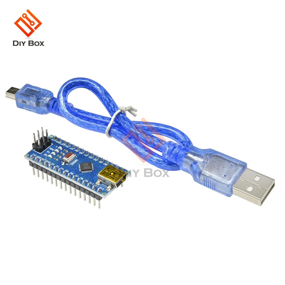 5 шт. ATmega328P CH340g ATmega328 CH340 Nano V3.0 3,0 Mini USB 5 в 16 МГц мини-панель управления модуль для Arduino Usb кабель