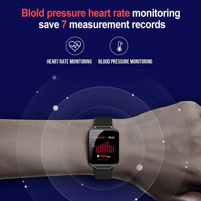 Водонепроницаемый смарт-браслет пульсометр кровяное давление кислородный мониторинг B57 смарт-браслет умные часы умный Браслет CY05