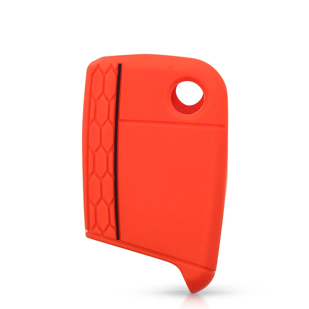 Cover in silicone chiave telecomando per Volkswagen VW Golf 7 Mk7 Skoda Octavia A7 SEAT Leon Ibiza - H84334b17352e4608af6b67cf65d16f31P