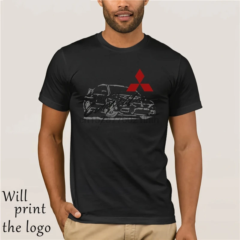 Funny Clothing Casual Short Sleeve Summer Japanese Car Racer Evo Lancer Rally Sporter Grey T-Shirt Big Sizing Tee Shirt |
