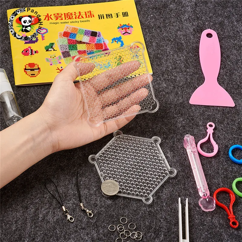 Pandahall 1 Набор паззл ручной Pegboards скребковый нож Пинцет распылительная бутылка соединительные кольца для DIY водяной туман волшебные шарики наборы инструментов
