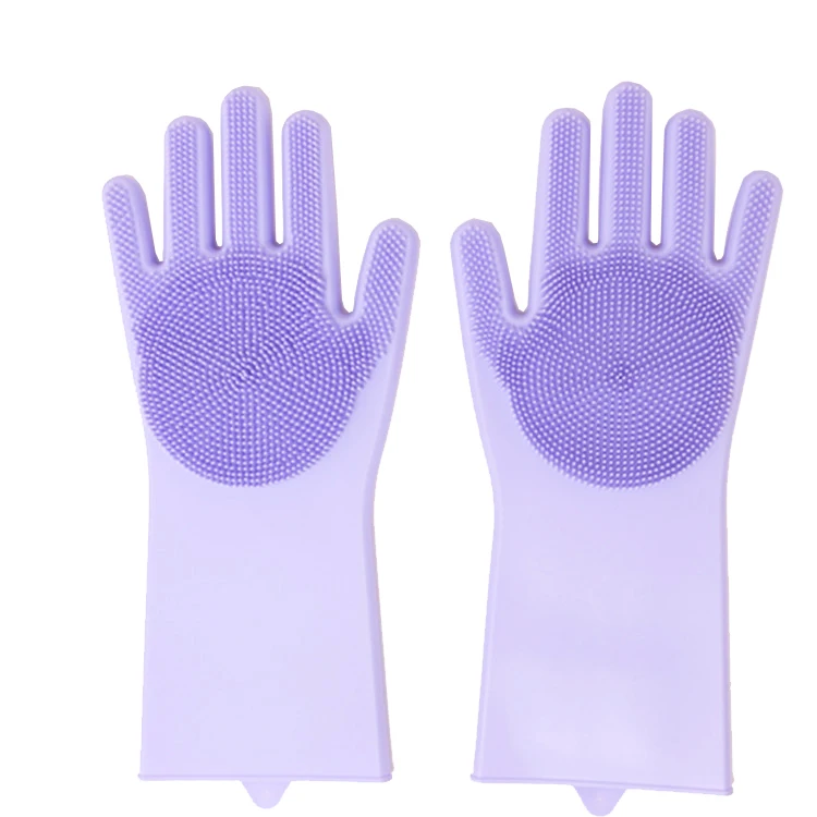 magic silicone dishwashing gloves