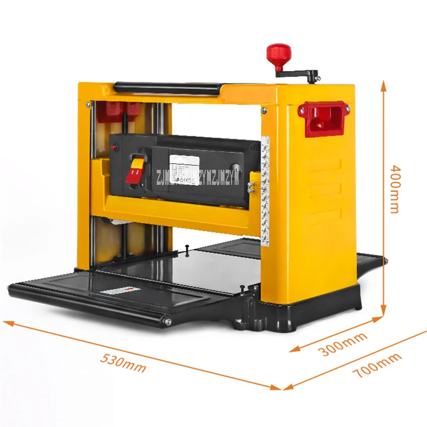 M1B-LS-3301 Electric Wood Planer Multifunctional 13-Inch Woodworking Planer Small Household Table Planer 220V 2000W 8000r/min