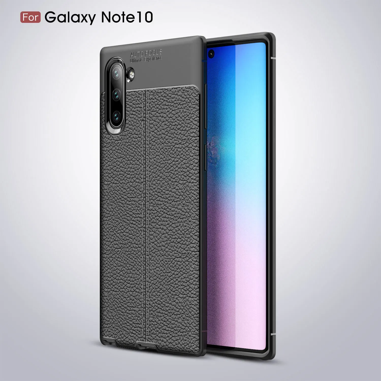 Матовый противоударный чехол для телефона с рисунком личи для samsung Galaxy Note10 Note10+ противоударный защитный чехол-бампер
