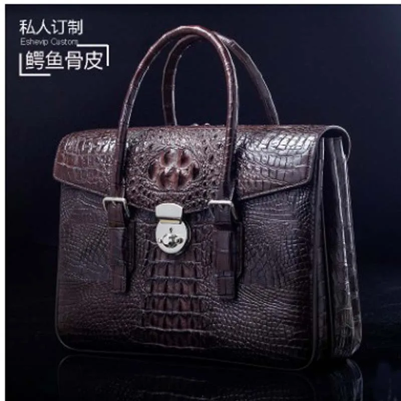 #^Special Price ourui new true crocodile male A briefcase business classic style men handbag #^Special Price ourui new true crocodile male A briefcase business classic style men handbag