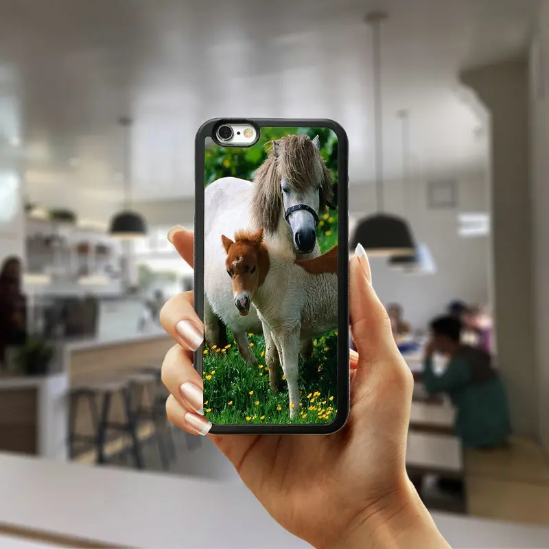 Чехлы для мобильных телефонов Жесткий Чехол для iPhone 8 7 6 6S Plus X XR XS Max 5s 5 SE 4 4s чехол силуэт лошади на горном диапазоне - Цвет: Picture 8