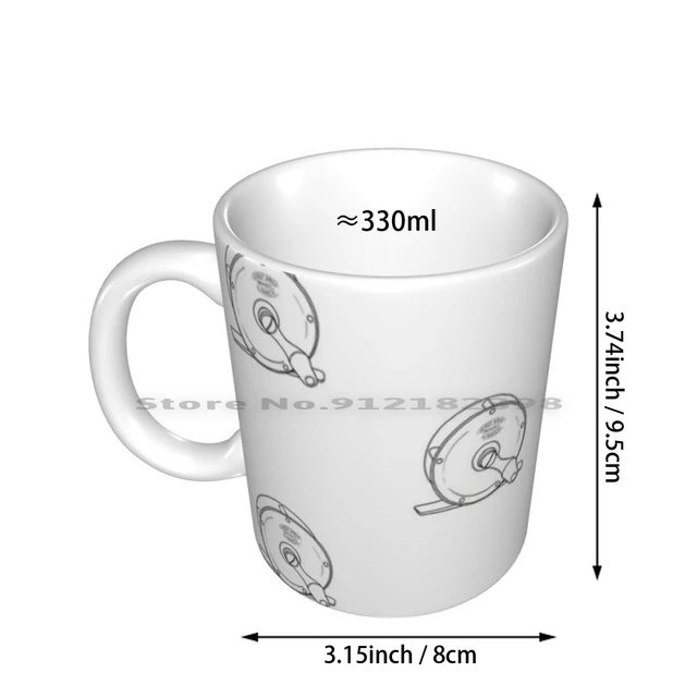 Hardy's Fly Fishing Reel Ceramic Mugs Coffee Cups Milk Tea Mug Hardys Reel  Reels Reel Fly Fishing Fly Fishing Reel Fly Fishing - Mugs - AliExpress