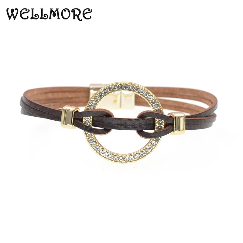 Leather Wrap Bracelets For Women Multiple Layers Charm Bracelet /& Bangle Party Fashion Jewelry dropshipping wholesale