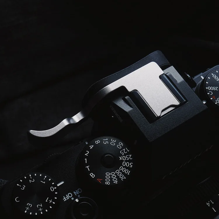 Di Alta Qualità Thumb Up Thumb Riposo Thumb Grip Con Vera Pelle Sticker Per Fuji Xt4 X T4 Fujifilm X-T4