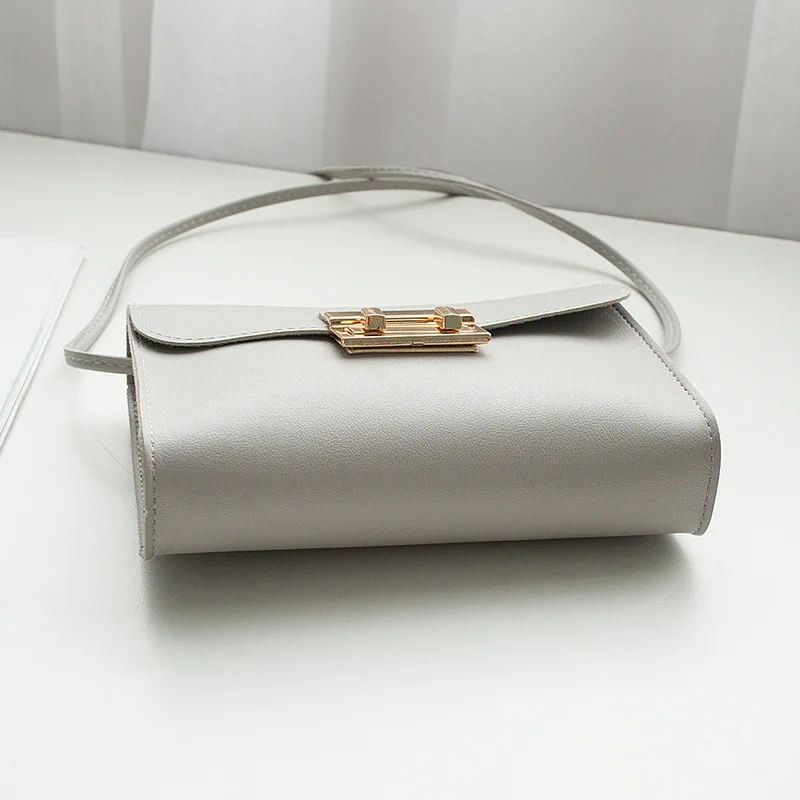 

Cool Lock Square Sling Bag 2019 Summer And Autumn New Products-Style Simple One-Shoulder Phone Coin Purse