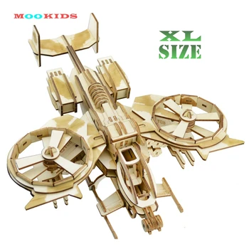 

Factory direct DIY three-dimensional wooden jigsaw military jigsaw color boxed drug scorpion fighters children's cognitive toys