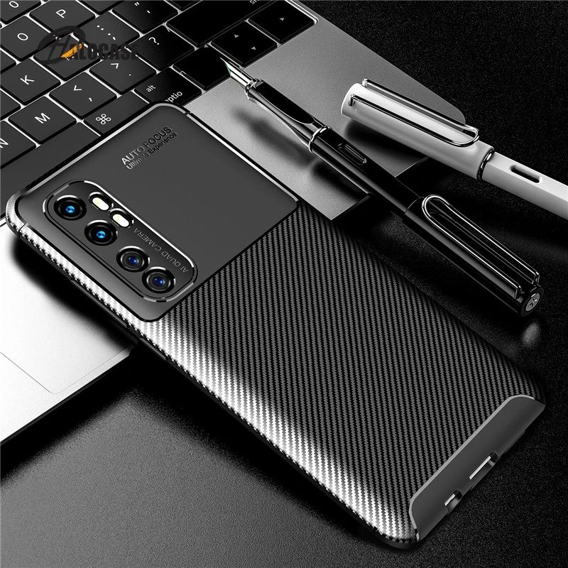 Чехол из углеродного волокна для Xiaomi Mi Note 10 Lite чехол 10T Redmi 9 9A 9C 9S 8T 8 телефона Poco X3 F2