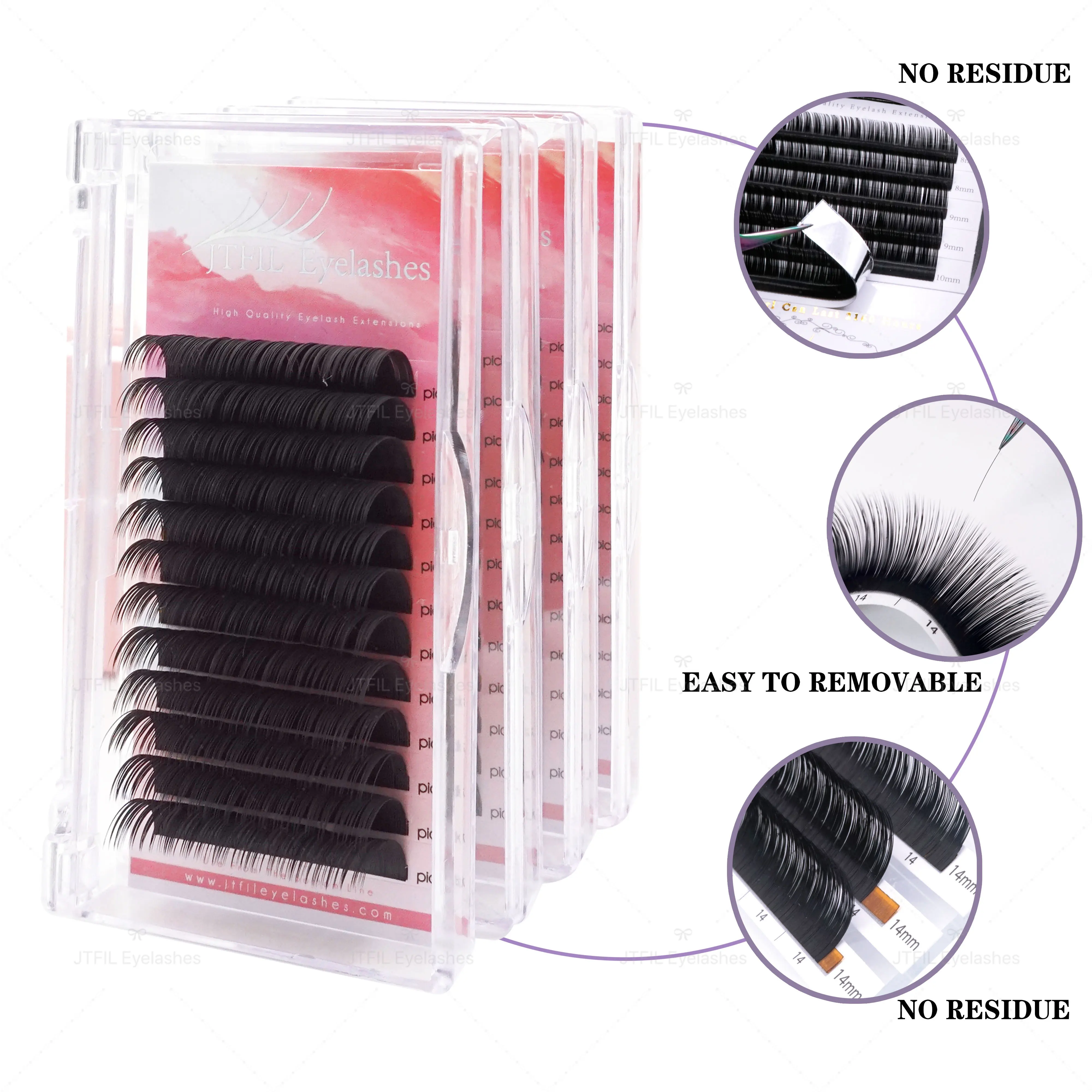 

Eyelash Extension 12 Lines/Tray Silk Cilios Soft Professionals Individual Eye Lash Extensions C/CC/D Curl False Lashes