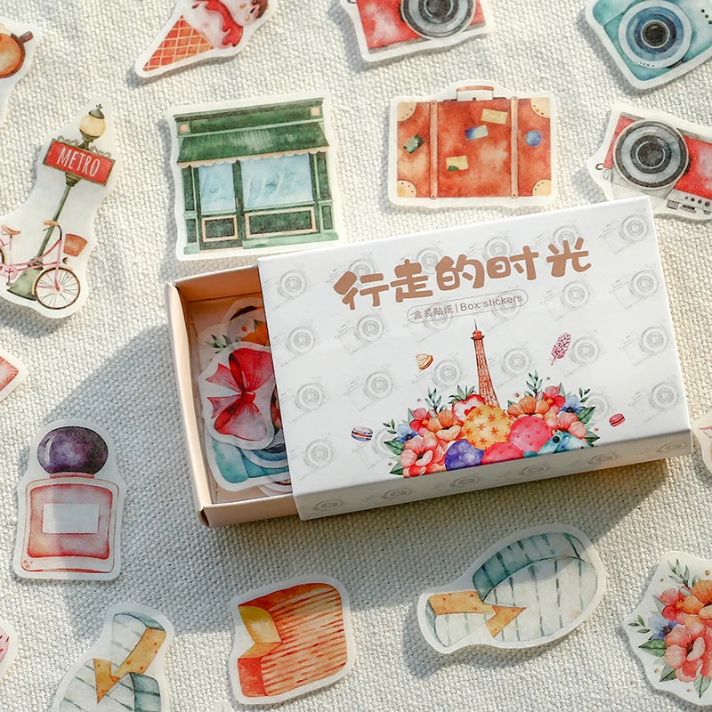 

40pcs Carton Cute Fairy Tale Series Cartoon Paper Stickers Hand Account Notebook Decorative Sticker Stick Label Kids Gift