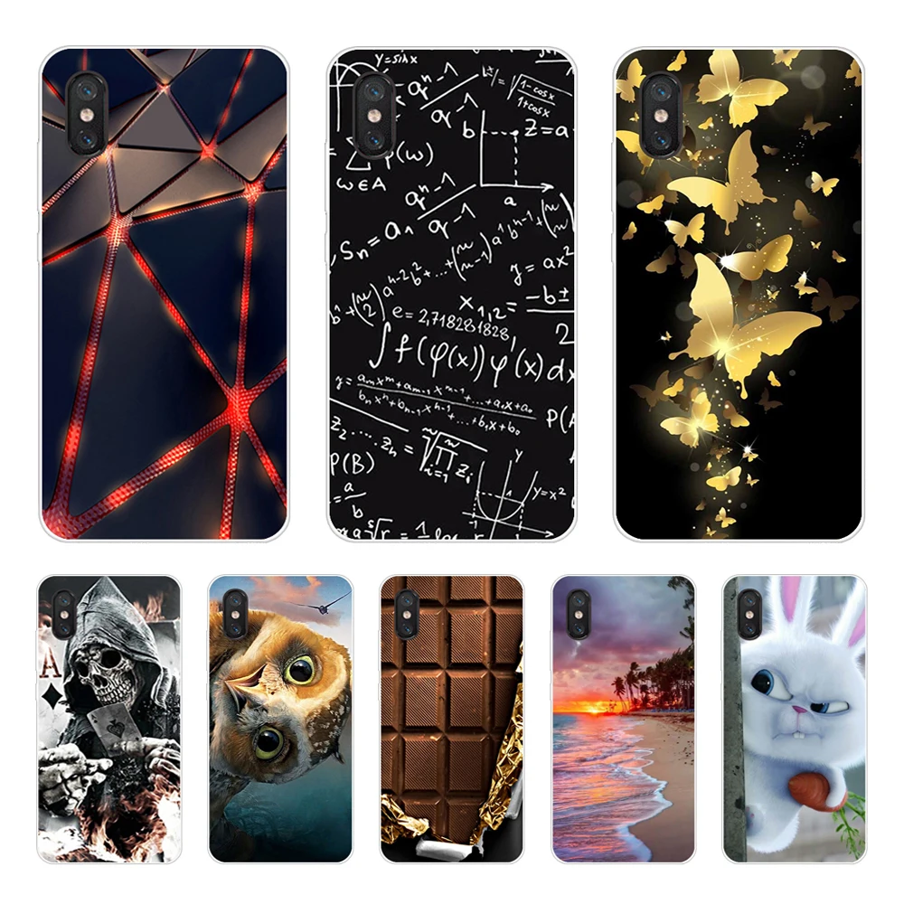 

For Xiaomi mi 8 Pro Case Phone Cover Soft Silicone Printing Back Case Coque For Xiaomi Mi 8 Lite mi8 SE Mi8 Pro Mi8Lite Cover