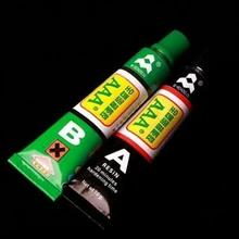 

1 set of A+B glue heavy-duty body structure acrylic decorative glue metal plastic epoxy resin super liquid glass metal rubber w
