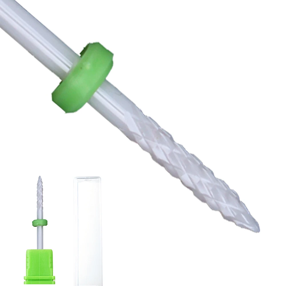 Ceramic Nail Drill Bit for Manicure and Pedicure - Cuticle Care and Polishing Tool