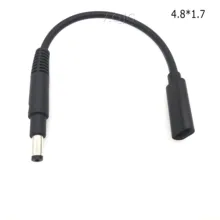 USB 3,1 type C USB-C к DC 4,8 1,7 мм для hp разъем питания PD эмулятор триггер зарядный кабель для ноутбука 15 см