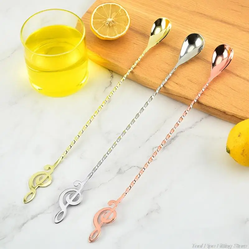 Long Handle Bar Mixing Spoon Stainless Steel Bar Mixer Spoons Cocktail Mix Spoons for Making Drinks s