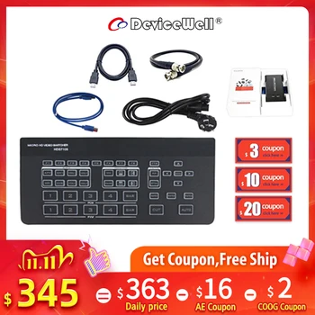 

Streaming Switcher DeviceWell 7105 /7105S Blackmagic Design ATEM Mini Pro HDMI Live Video Switcher Multi-view Recording Youtube