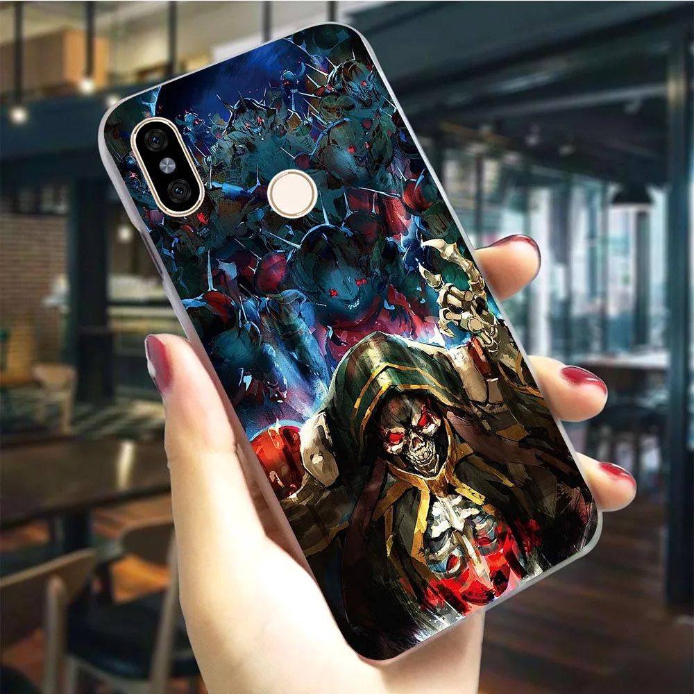 Overlord III чехол для телефона аниме Red mi 7 Чехол Note7 7Pro 4A 5A 6A 7A 4X 6 Mi A1 A2 Lite Note 4 5 Pro Жесткий