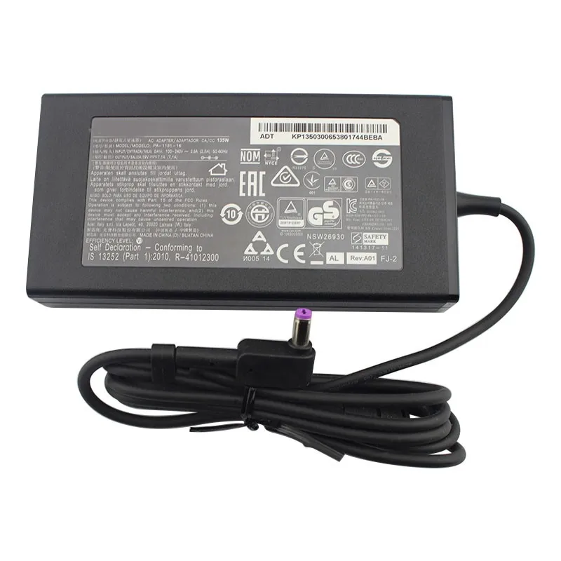 nitro 5 AN515-52 n17c1 adaptador de energia PA-1131-16 19v 7.1a 5.5x1.7mm