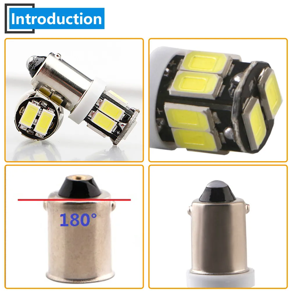 10 шт. T4W дневные ходовые огни 12V Белый BA9S 5630 SMD светодиодные лампы распродажа