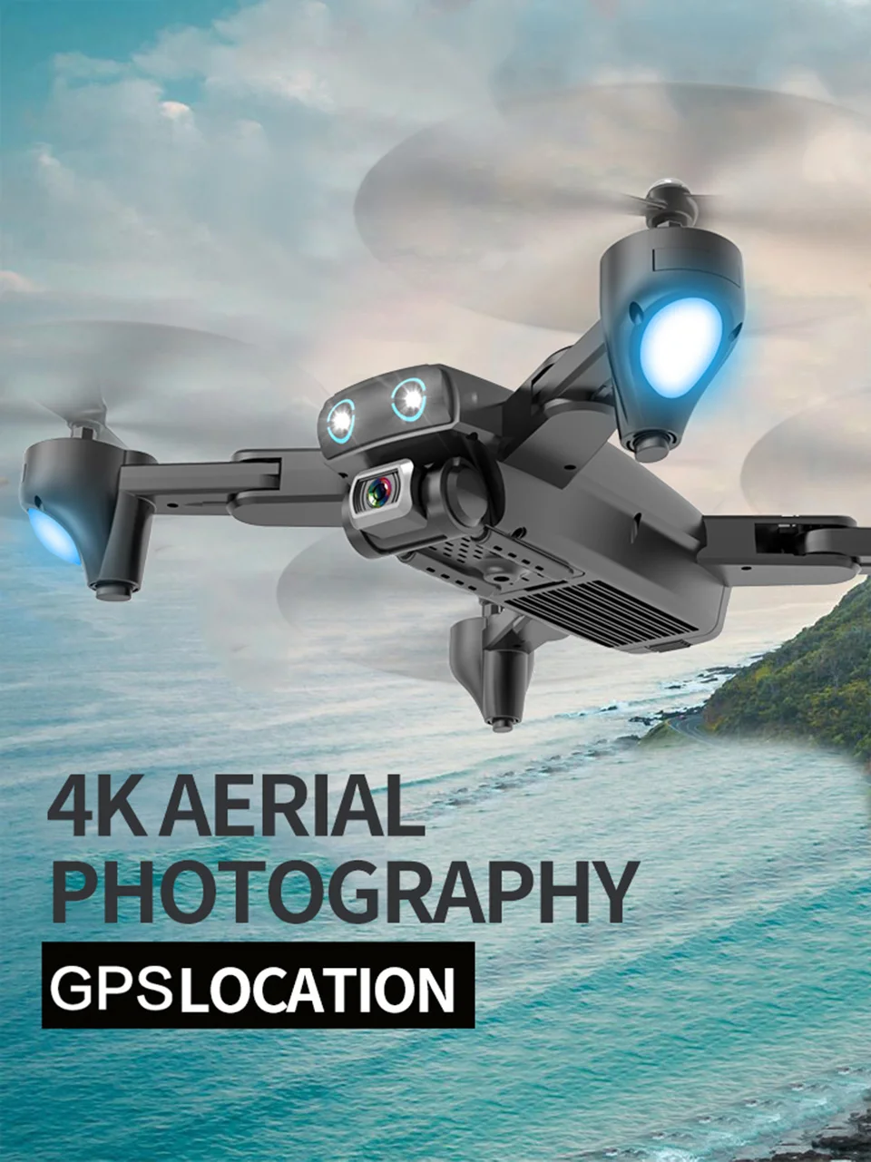 S167 gps Дрон с камерой 5G RC Квадрокоптер 4K wifi FPV складной вне точки Летающий жесты фотографии вертолет для видеосъемки игрушечный Дрон