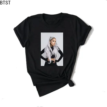 

Ariana Grande Print Vogue T Shirt Women Sweetenr No Tears Left To Cry Fashion Graphic Tees Streetwear Vintage Tshirt Summer Tops