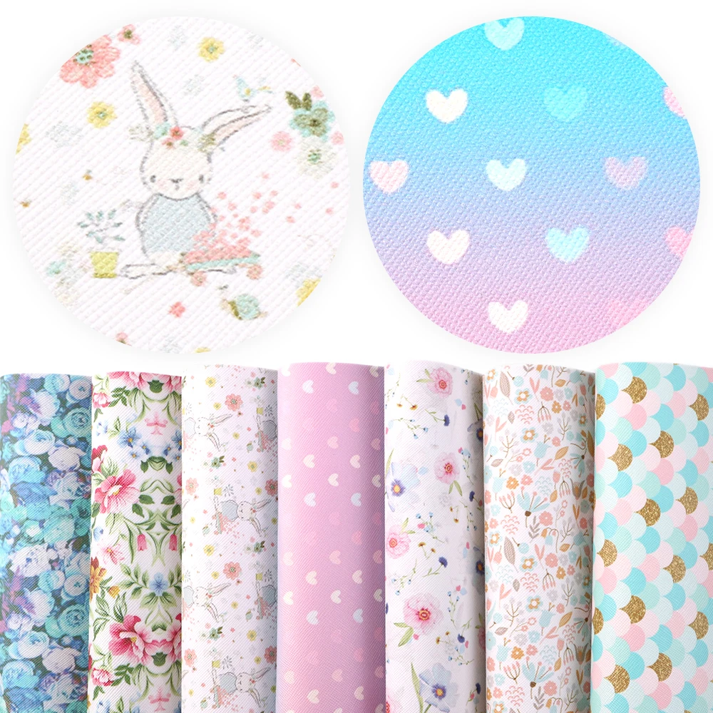 David accessories 20*33cm flower Synthetic leather fabric hair bow diy decoration crafts 1piece, DIY handmade materials,1Yc3493