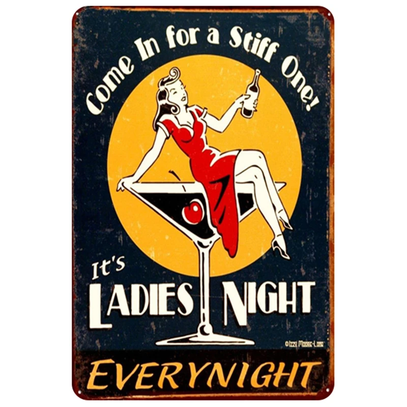 Beer Plaque Metal Vintage Tin Sign Pin Up Shabby Chic Decor Metal Signs Vintage Bar Decoration Metal Poster Pub Metal Plate - Цвет: 6