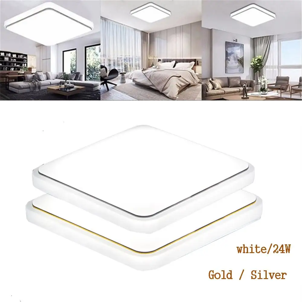 

LED Ceiling Light Modern Lamp Living Room Lighting Fixture Bedroom Kitchen Surface Mount Flush Panel Remote Control