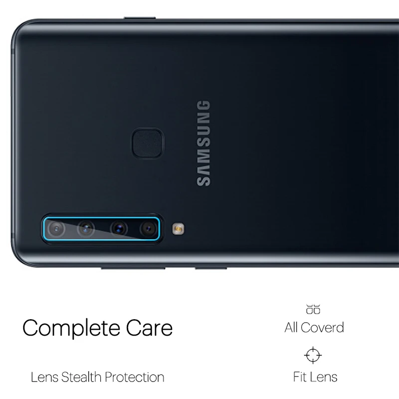 Защитное стекло для объектива камеры 9D Samsung A70 A50 A30 A20 Защитная пленка Galaxy A90 A80 A60 A40