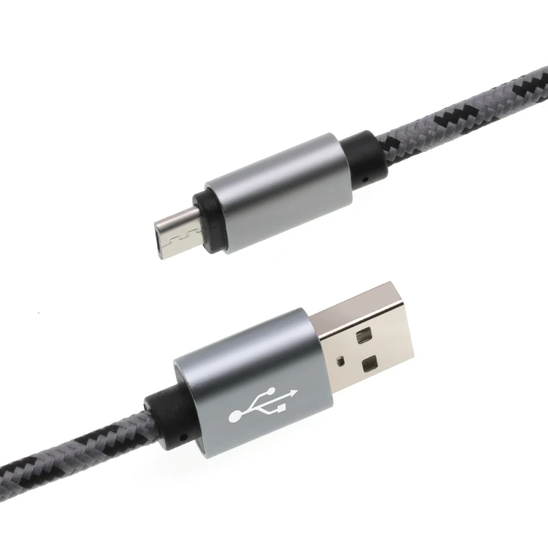 5 шт./лот, нейлоновый Micro USB кабель, кабель для мобильного телефона, 10 футов, длинные кабели для быстрой зарядки USB для samsung/Xiaomi/huawei/LG