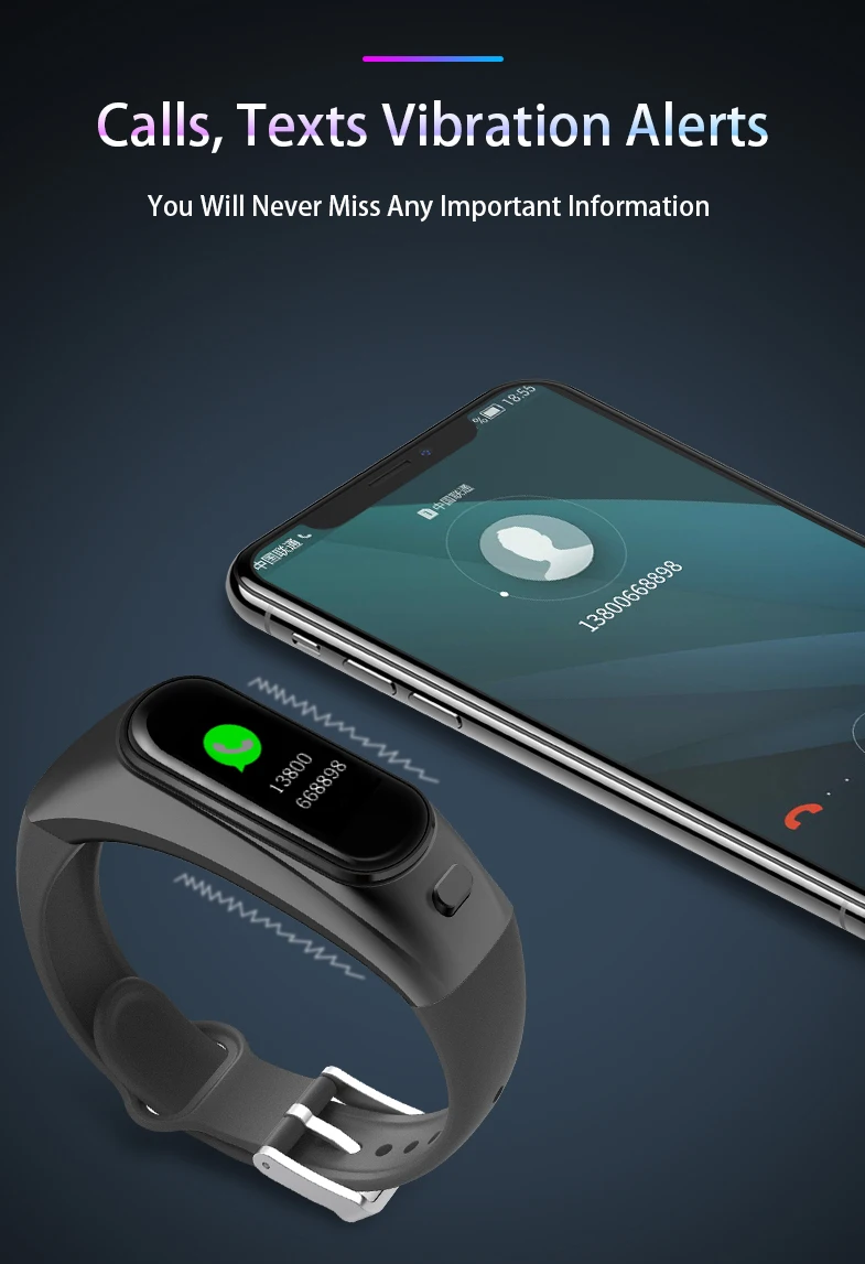 H109 Смарт-часы 2-в-1 Bluetooth Беспроводной наушники-вкладыши TWS с наушники IP67 Водонепроницаемый Смарт часы с монитором сердечного ритма, Смарт Браслет для IOS и Android