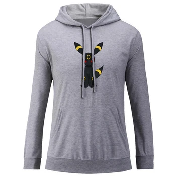 

Pokemon Umbreon Hoodie Elf Tinker Bell Cute Cartoon Deer Bambi Women Graphic Sweatshirt Strings Hooded Pullover Christmas Gift