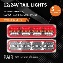 Maxilamp – feu arrière à combinaison de 4 LED, clignotant, arrêt/queue/indicateur/marche arrière pour remorque de camion Ute 