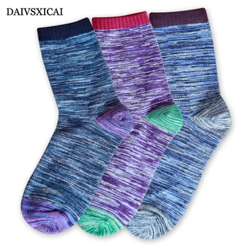 

3Pairs/lot=6pieces Retro Ethnic Style Long Tube Socks Fashion Mens Autumn Winter Thick Casual Male Cotton Socks