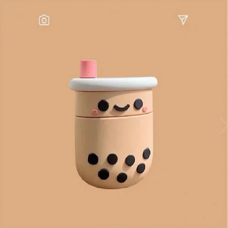 

JOYLIVE AirPods pro 3 & "KAWAII BOBA" AIRPODS & AIRPODS PRO Silicone Bubble Milk Tea Earphone Protective Cover