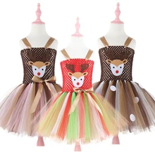 Рождественский костюм платье-пачка принцессы для маленьких девочек; детская одежда для костюмированной вечеринки; Детские платья для дня рождения; Vestido Menina