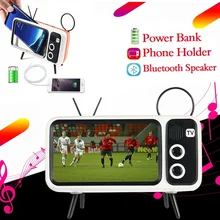 Ретро Портативный беспроводной Bluetooth динамик домашний телевизор мобильный телефон кронштейн BT динамик аудио подходит для iPhone держатель стенд