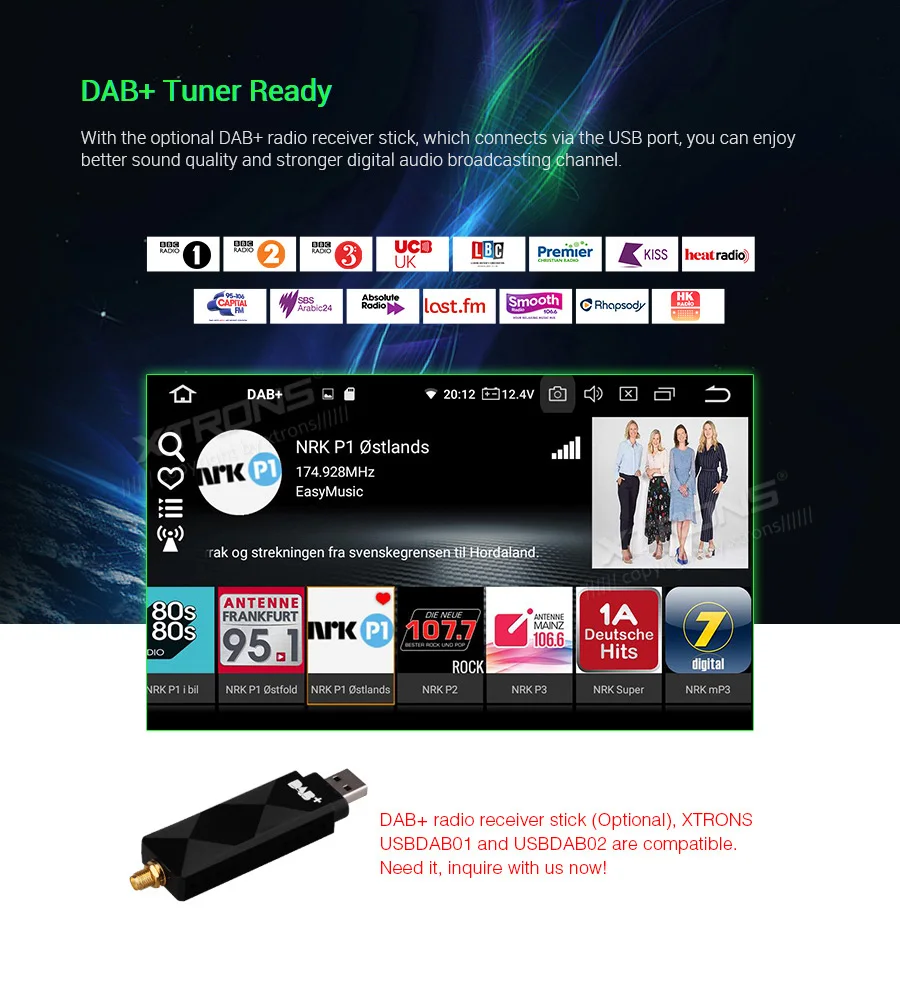 Clearance XTRONS 6.2"Android 9.0 Octa Core 4GB RAM 64GB ROM Car DVD Player Multimedia GPS System TPMS SWC for JEEP for DODGE for Chrysler 16