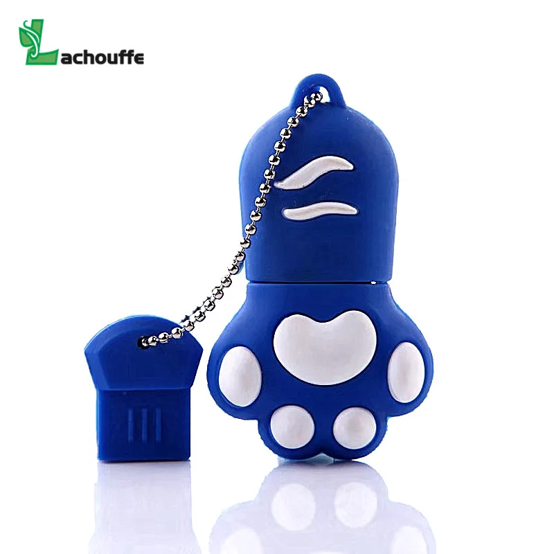 Новый милый USB флеш накопитель he в виде кошачьих лап 2 0 миньонов карта памяти