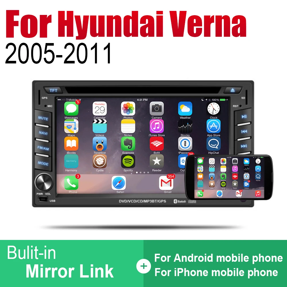 ZaiXi автомобильный dvd-плеер gps навигация для hyundai Verna 2005~ 2011 автомобильное мультимедиа андроид экран системы радио стерео
